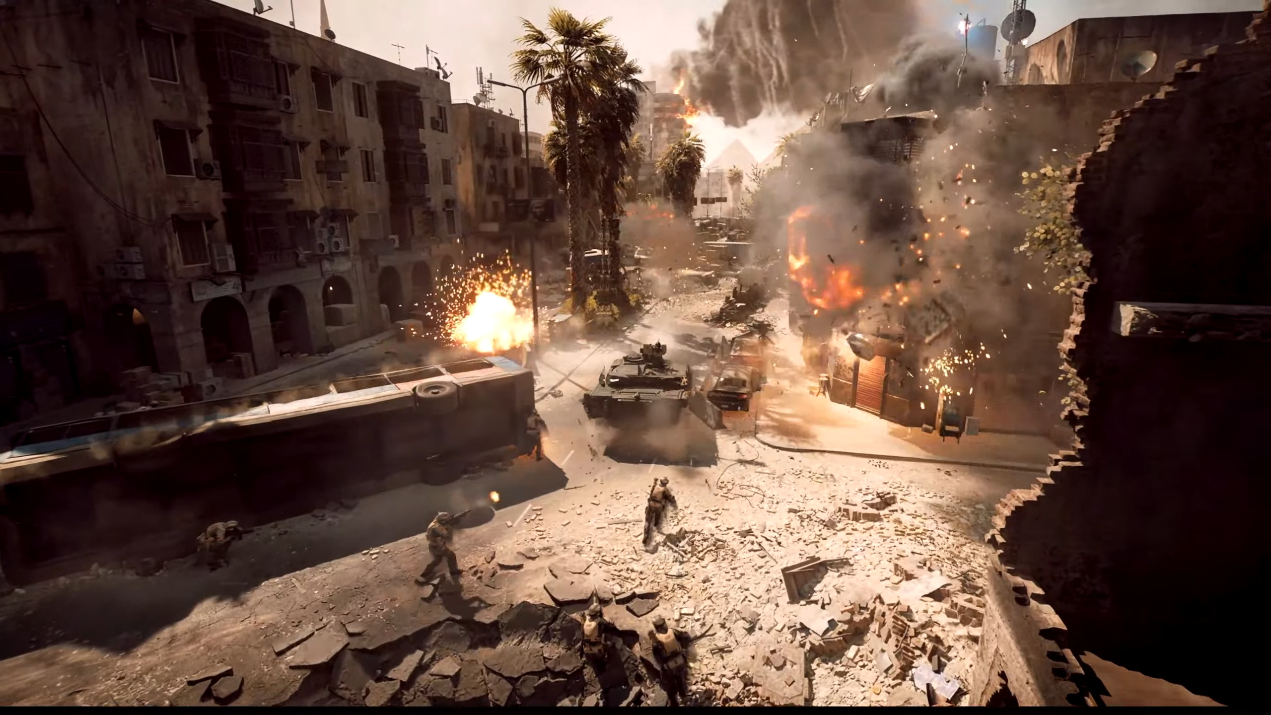 Screenshot from the Battlefield 6 multiplayer reveal