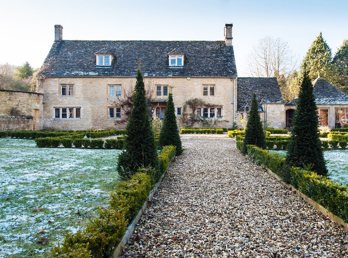 Christmas house: a renovated Cotswold stone cottage 