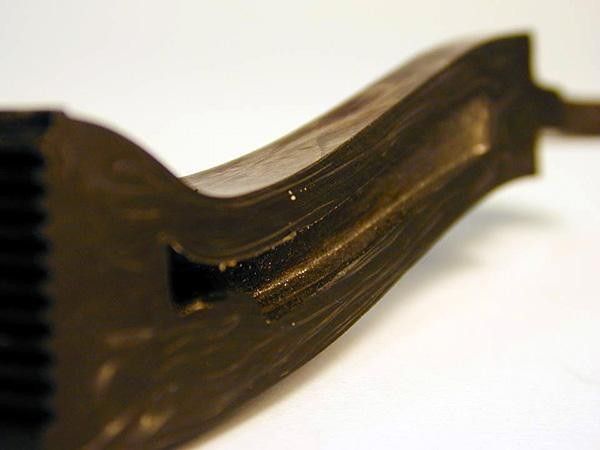 Record Ultra-hollow crank arm cross-section.