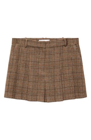 Glen Plaid Miniskirt