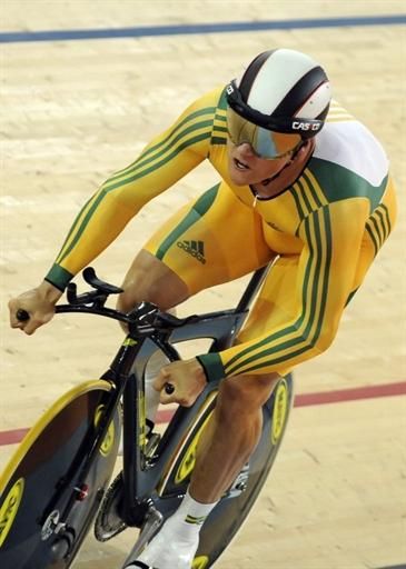Scott Sunderland (Australia) on his gold medal winning ride in the 1,000m time trial.