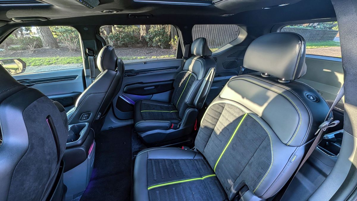 Kia EV9 GT test drive.
