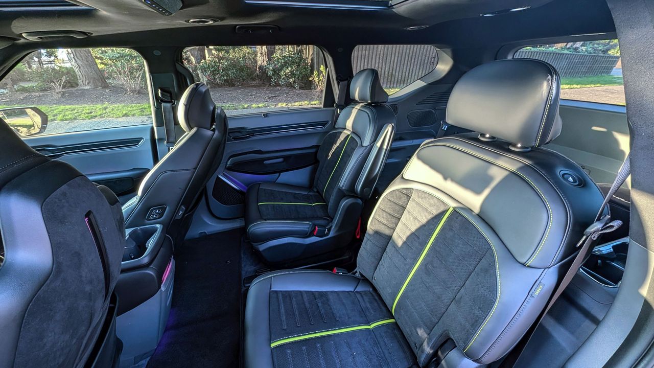 Kia EV9 GT test drive.
