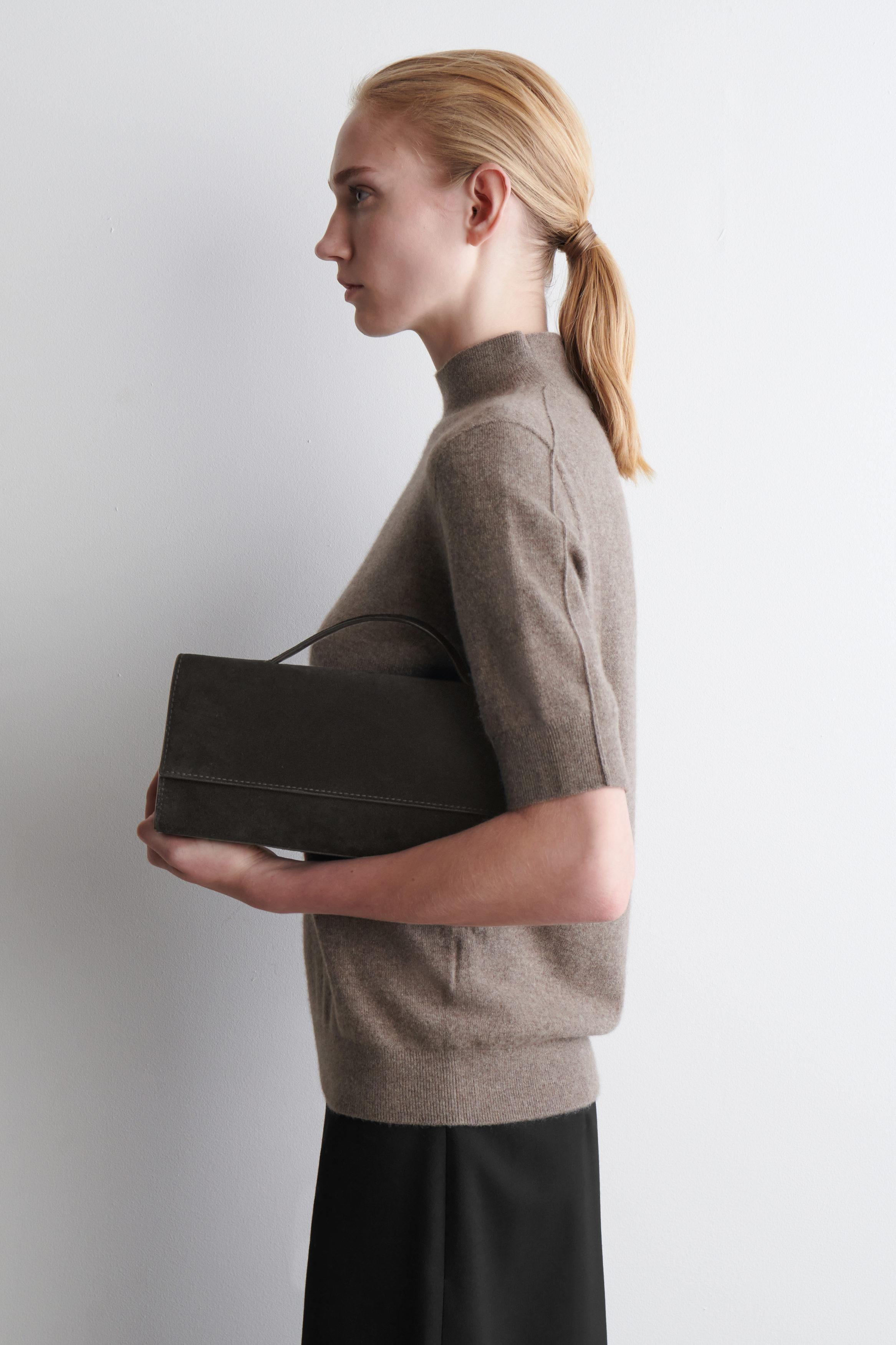 Gallery Clutch Bag - Suede