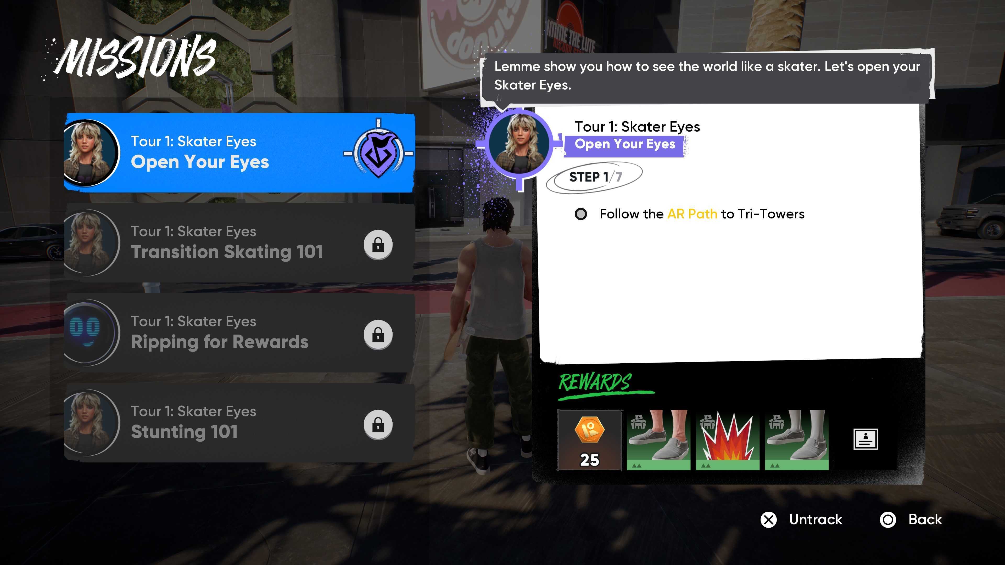 Skate no missions available