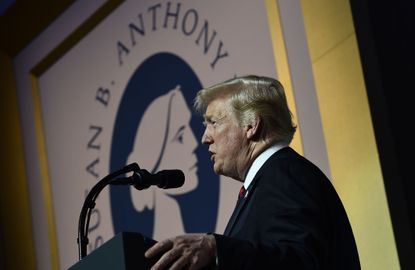 Donald Trump addresses the Susan B. Anthony 11th Annual Campaign for Life Gala