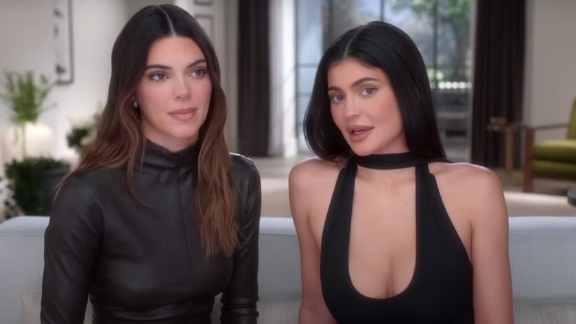 Kendall Jenner and Kylie Jenner on The Kardashians.