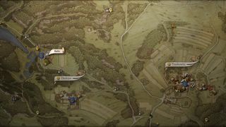 Kingdom Come Deliverance 2 barbers change hairstyle - A map showing the location of the barber in Zhelejov.