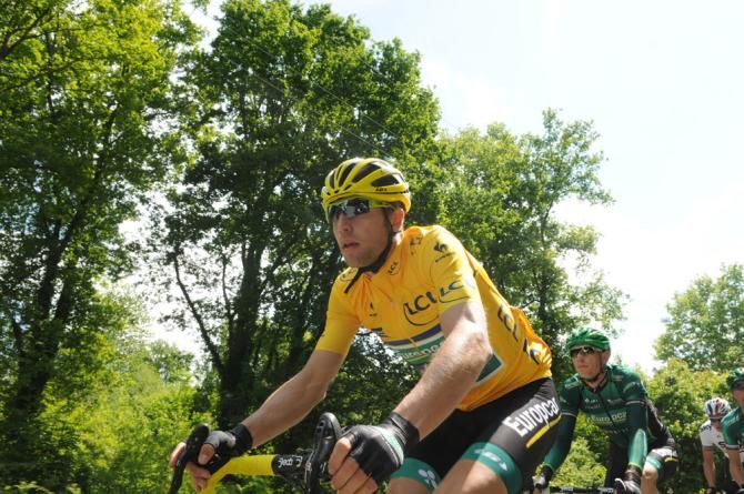 Crit&eacute;rium du Dauphin&eacute; leader David Veilleux (Europcar)