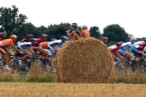 The peloton's pace was relentless