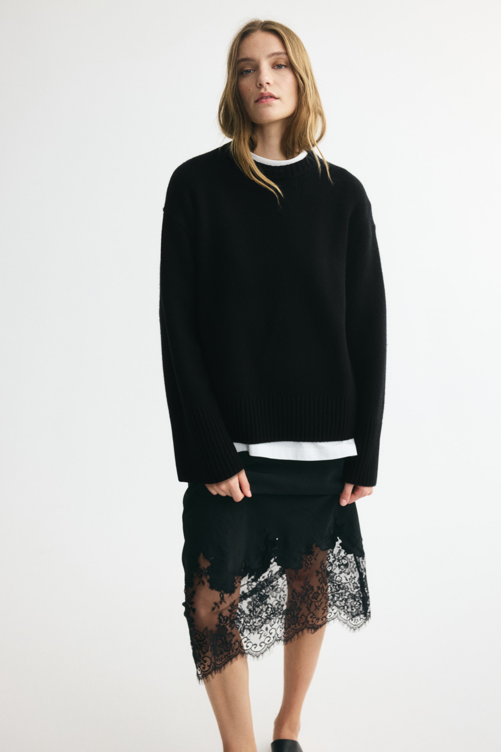 Cashmere-Blend Jumper