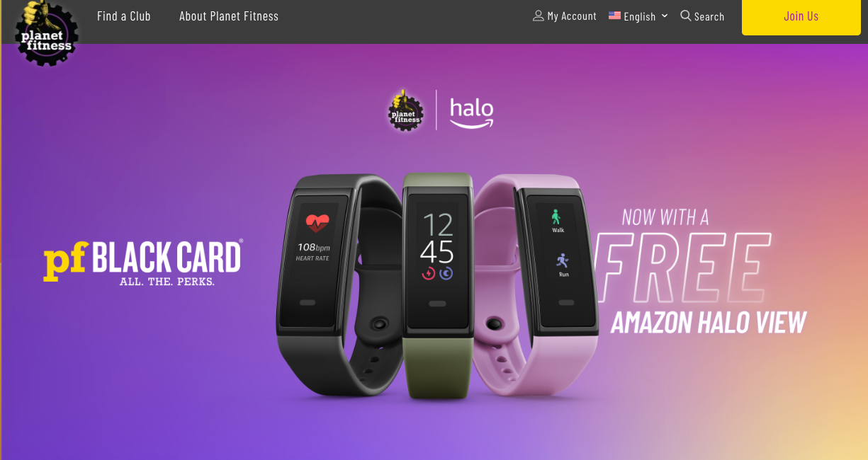 Planet Fitness free Halo