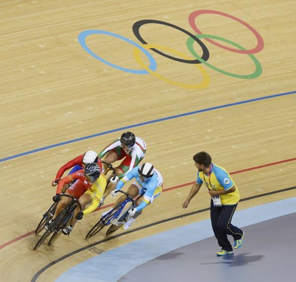 Simona Krupeckaite (Lithuania) leads the 5th-8th women's sprint