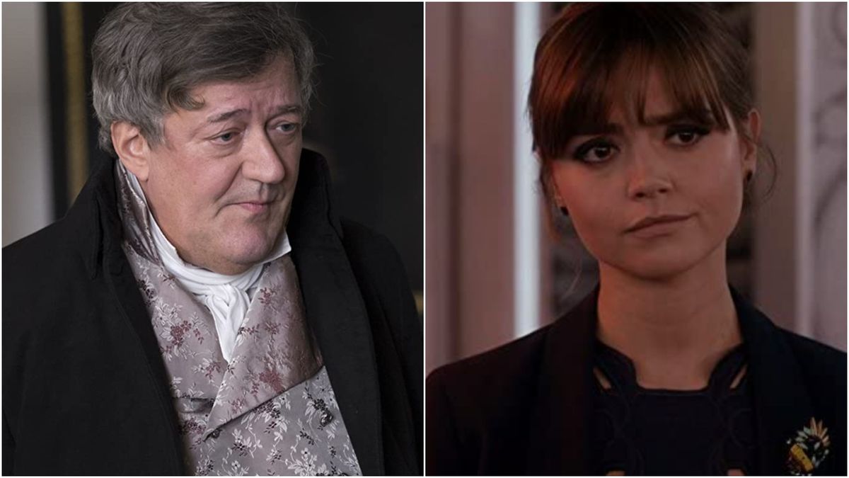 Stephen Fry and Jenna Coleman