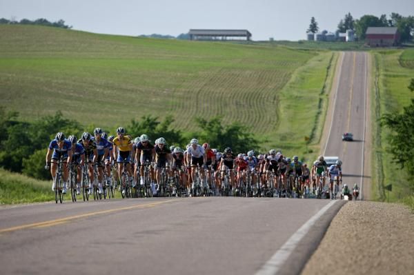 Rolling through the Minnesota farm country