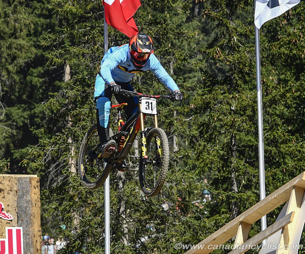 Enduro star Martin Maes (Belgium) has taken the downhill world by surprise