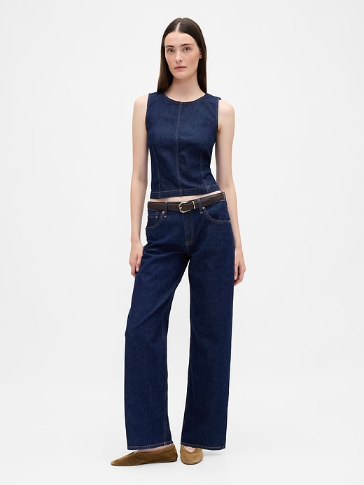 Low Rise &#039;90s Loose Jeans