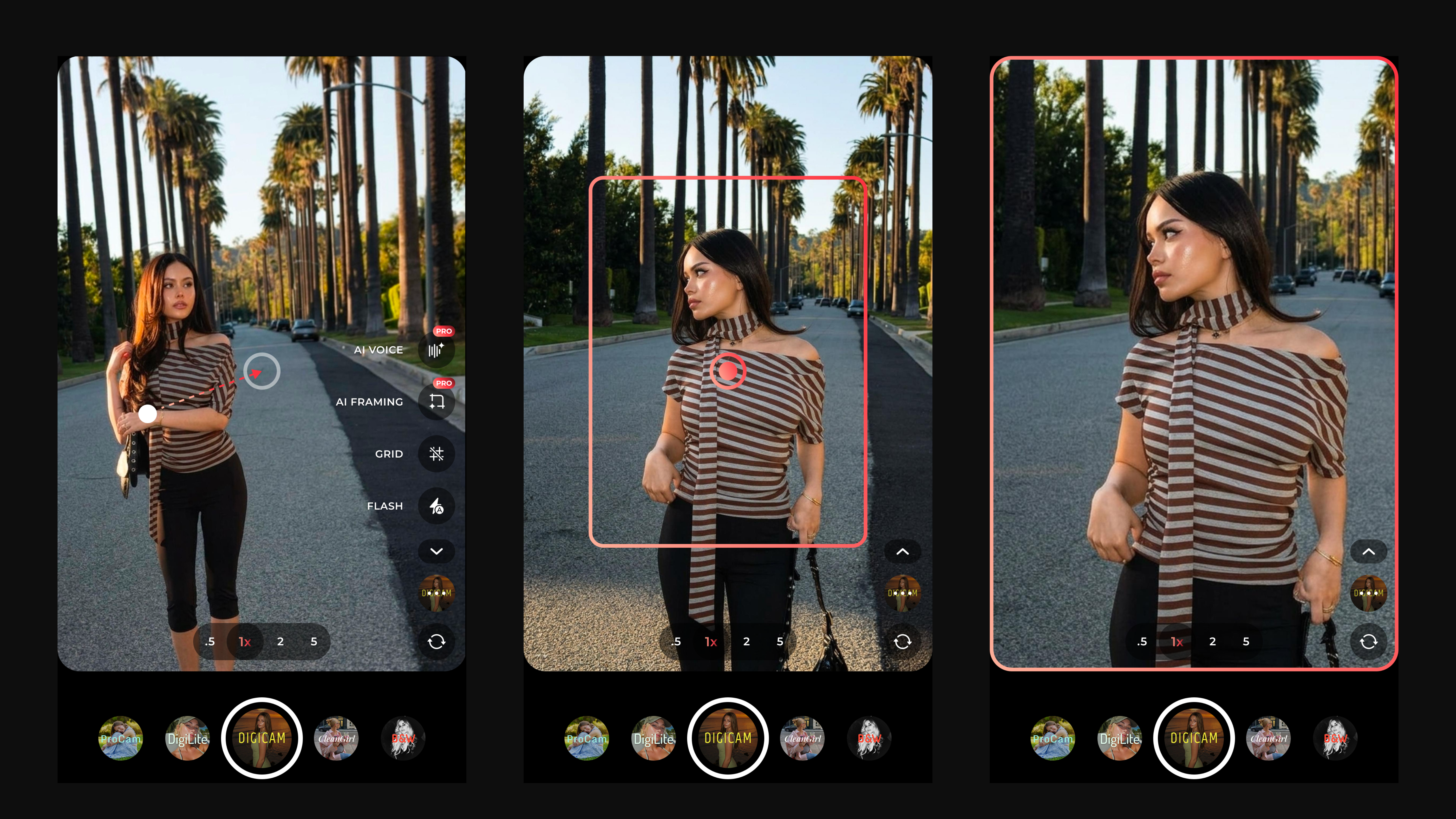 WayShot app example images