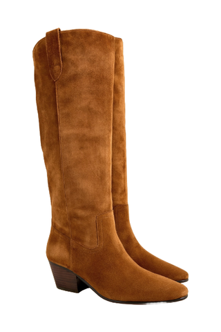 J.Crew Piper Knee-High Boots in Suede 