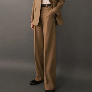 Mango Pleat Front Trousers