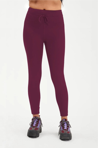 Girlfriend Collective Plum Compressive Drawstring Legging $82 $62 | Girlfriend Collective