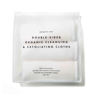 Beauty Pie Double-Sided Organic Cleansing & Exfoliating Cloths