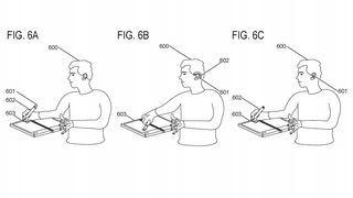 A diagram of how the device could work (Image credit: Microsoft Technology Licensing)