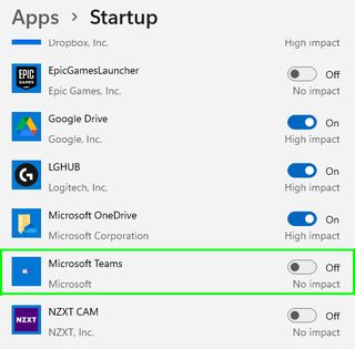 Windows 11 disable apps