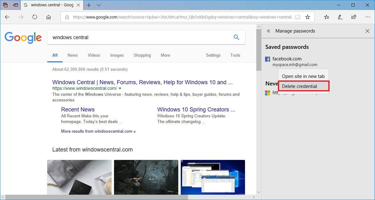 How to manage Microsoft Edge autofill settings | Windows Central