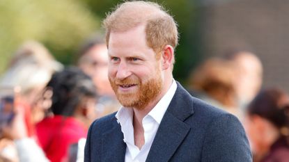 Prince Harry meets members of the public as he arrives at The Community Recording Studio (CRS), a youth and community charity, in Nottingham on October 15, 2026
