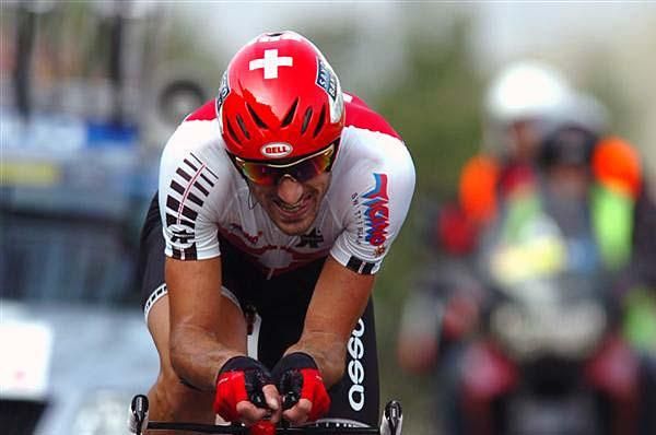 Fabian Cancellara (Switzerland) was racing in his home country.