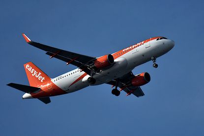 An EasyJet plane arrives at Marseille Provence Airport