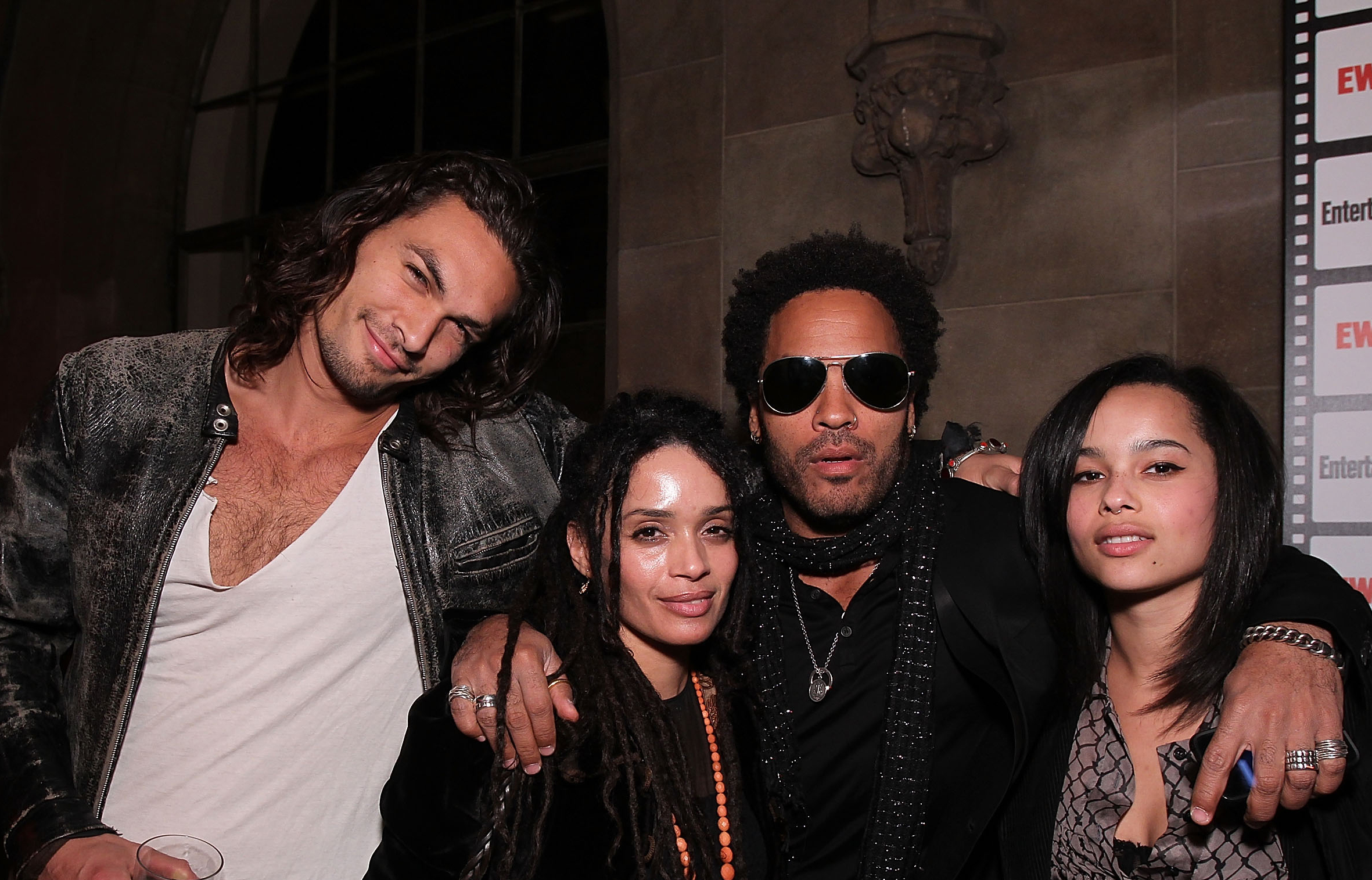 kid - Jason Momoa, Lisa Bonet, Lenny Kravitz and Zoe Kravitz