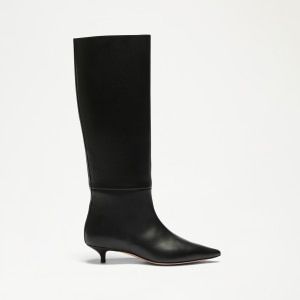 Sleek Heeled Knee-High Boot