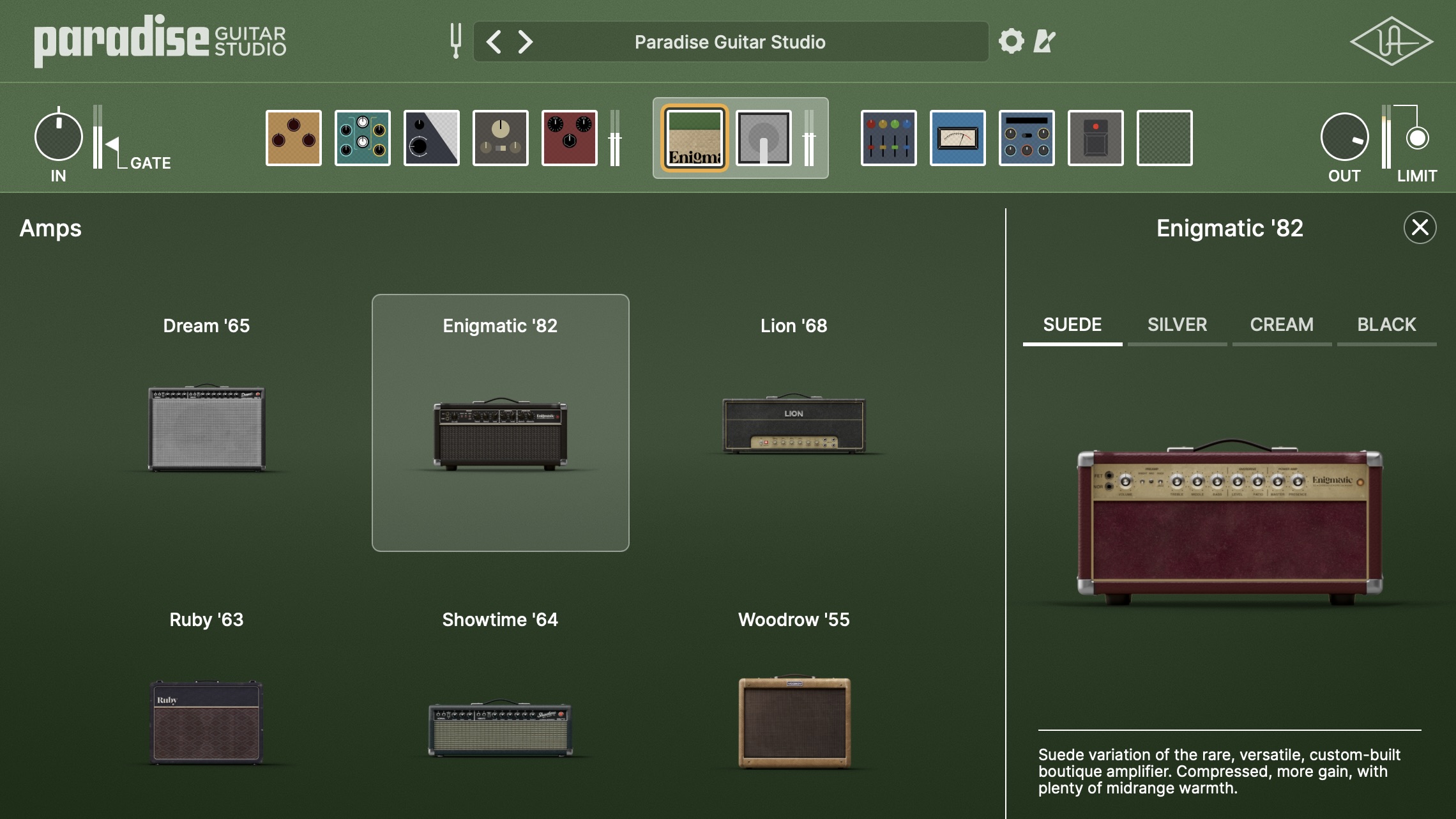 Universal Audio Paradise Guitar Studio