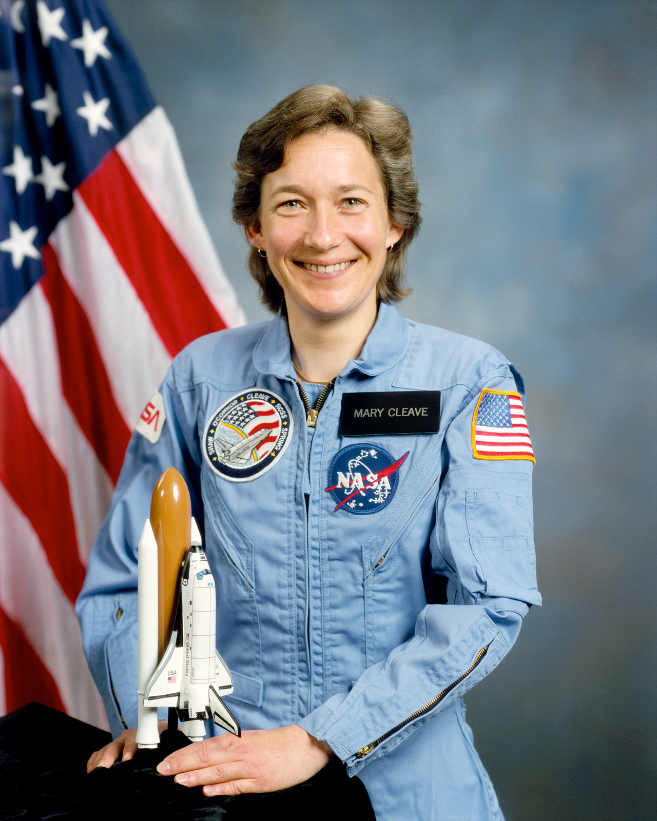NASA portrait of STS-61B mission specialist Mary Cleave.