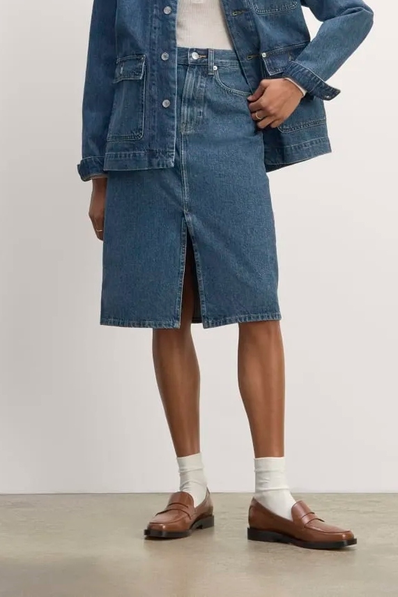 Everlane , The Mid-Way Skirt 