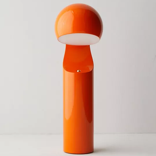 orange portable table lamp