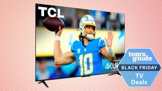TCL S4 QLED TV with deal tag 