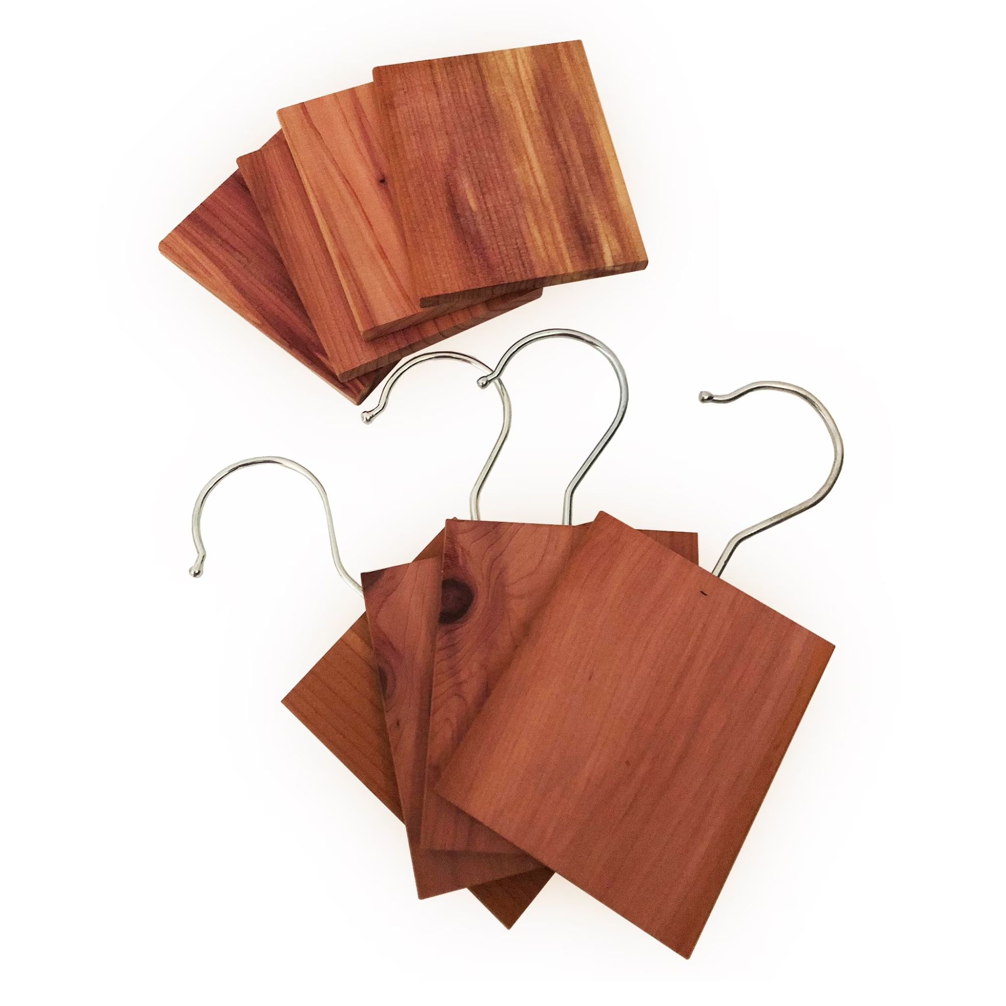 Hanging cedar blocks