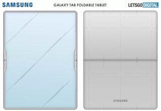 Samsung Galaxy Z Fold Tab design