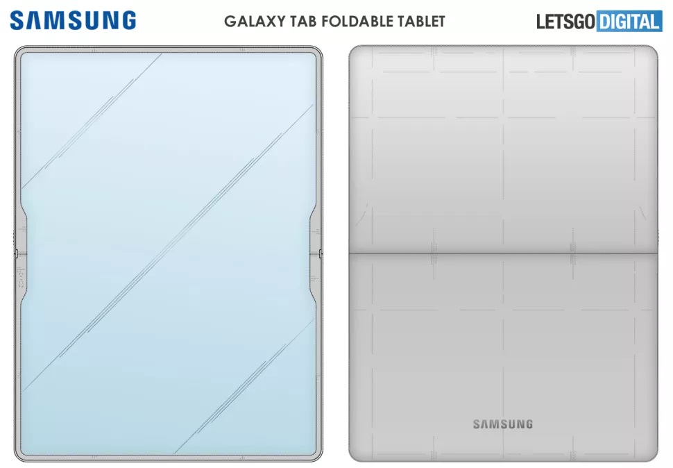 Samsung Galaxy Z Fold Tab design