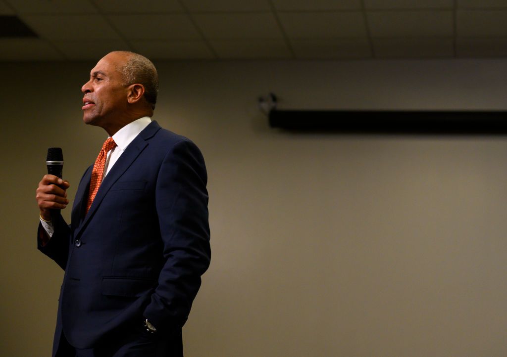 Former Massachusetts Gov. Deval Patrick.