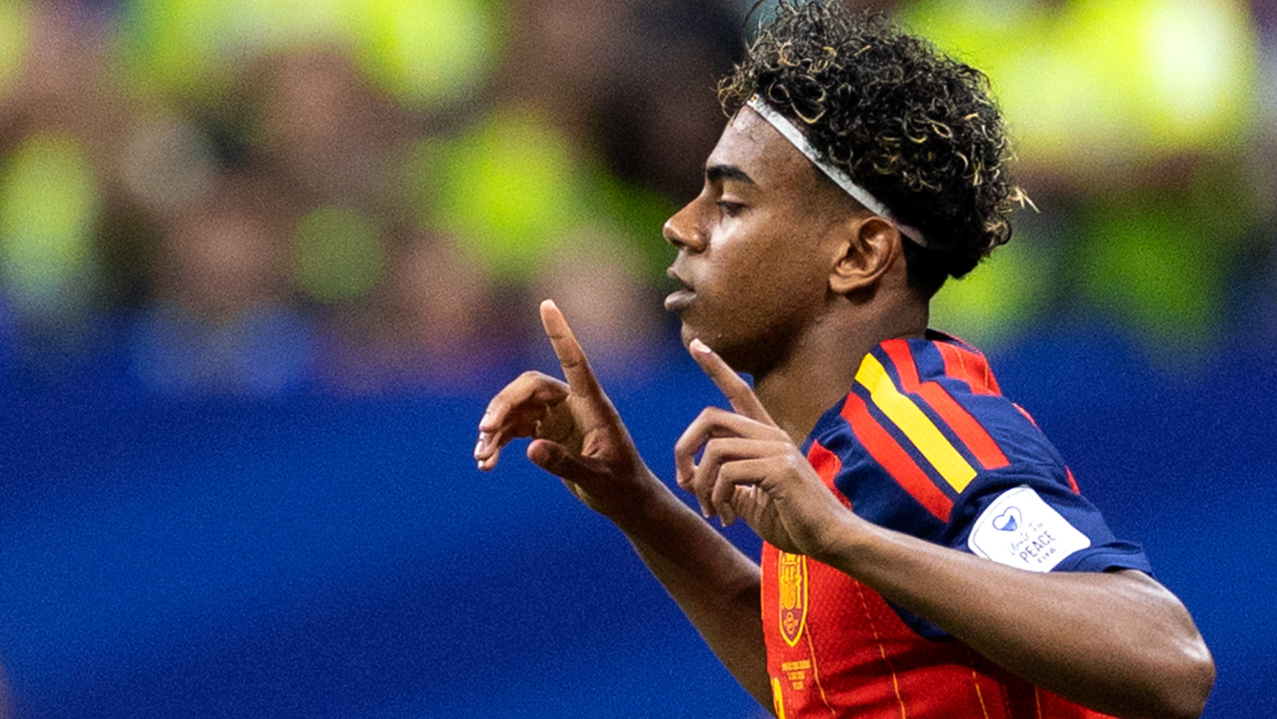 Lamine Yamal in the World Cup 2026 match Spain vs Cape Verde