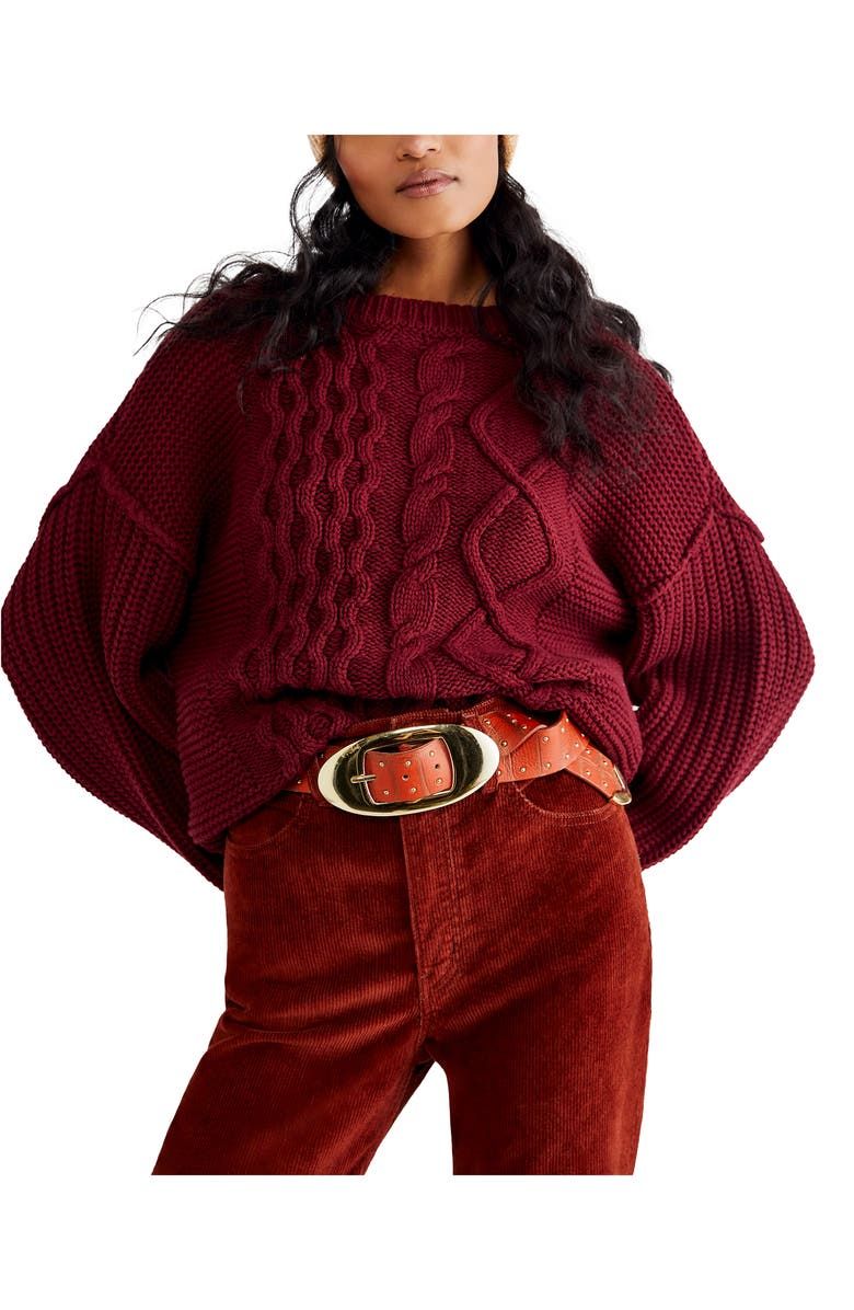 Dream Cable Crewneck Sweater