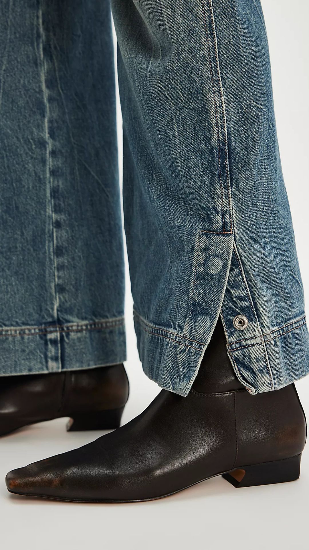 Free People Easy Does It Vegan Ankle Boots
