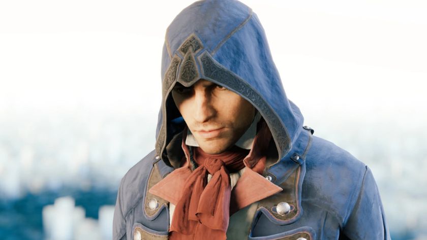 Best Assassin's Creed protagonists: close-up of Arno Dorian during Assassin's Creed Unity. 