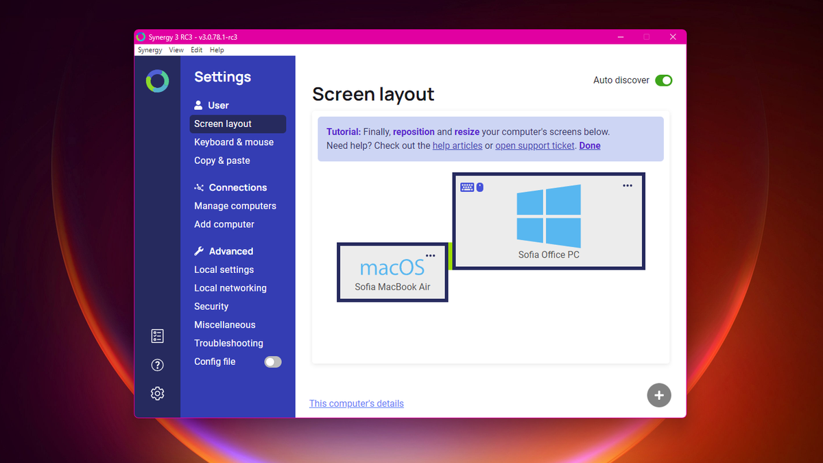 How to control a Mac and PC with a single mouse