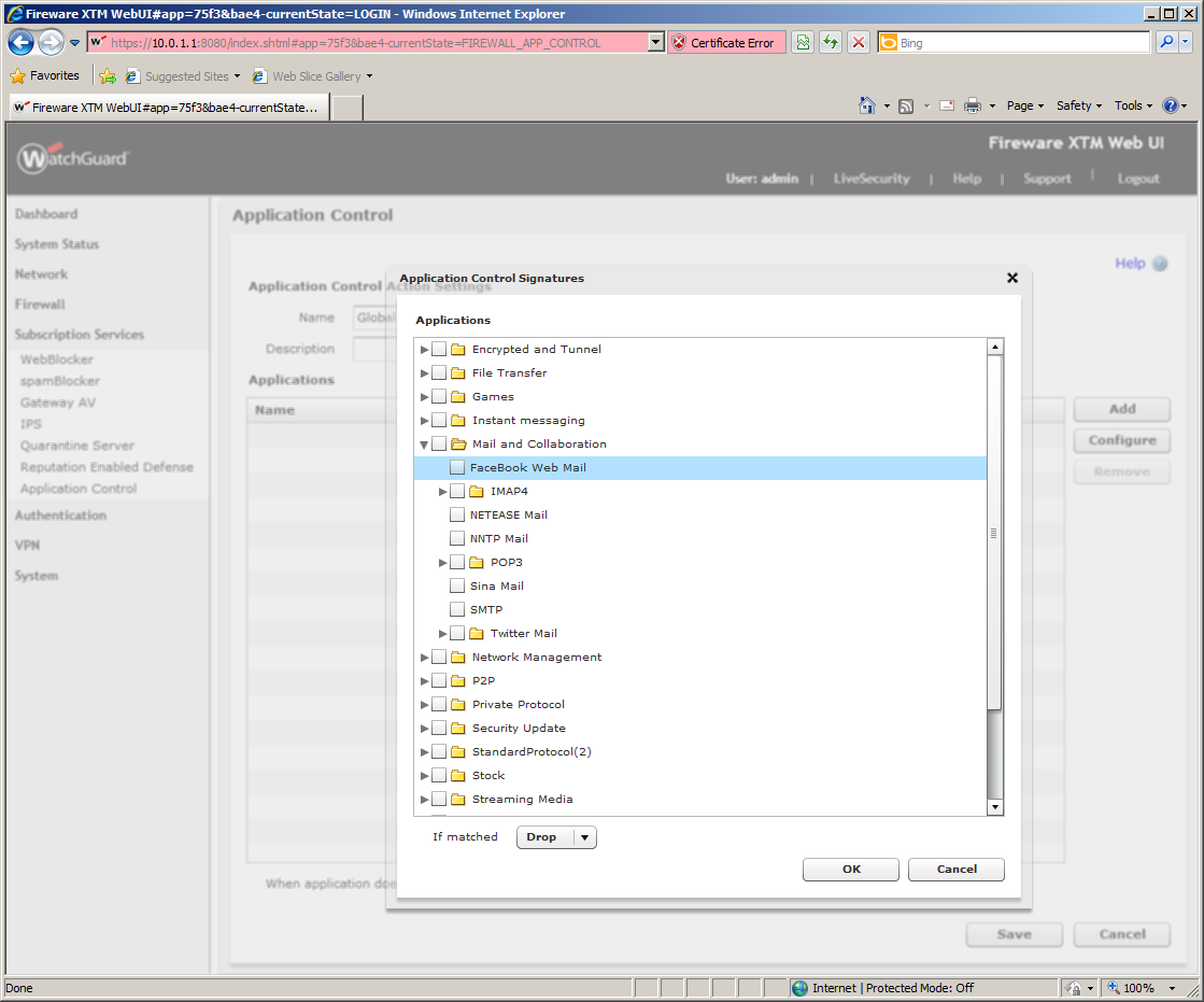 WatchGuard&rsquo;s new application awareness provides far more control over Facebook activities.