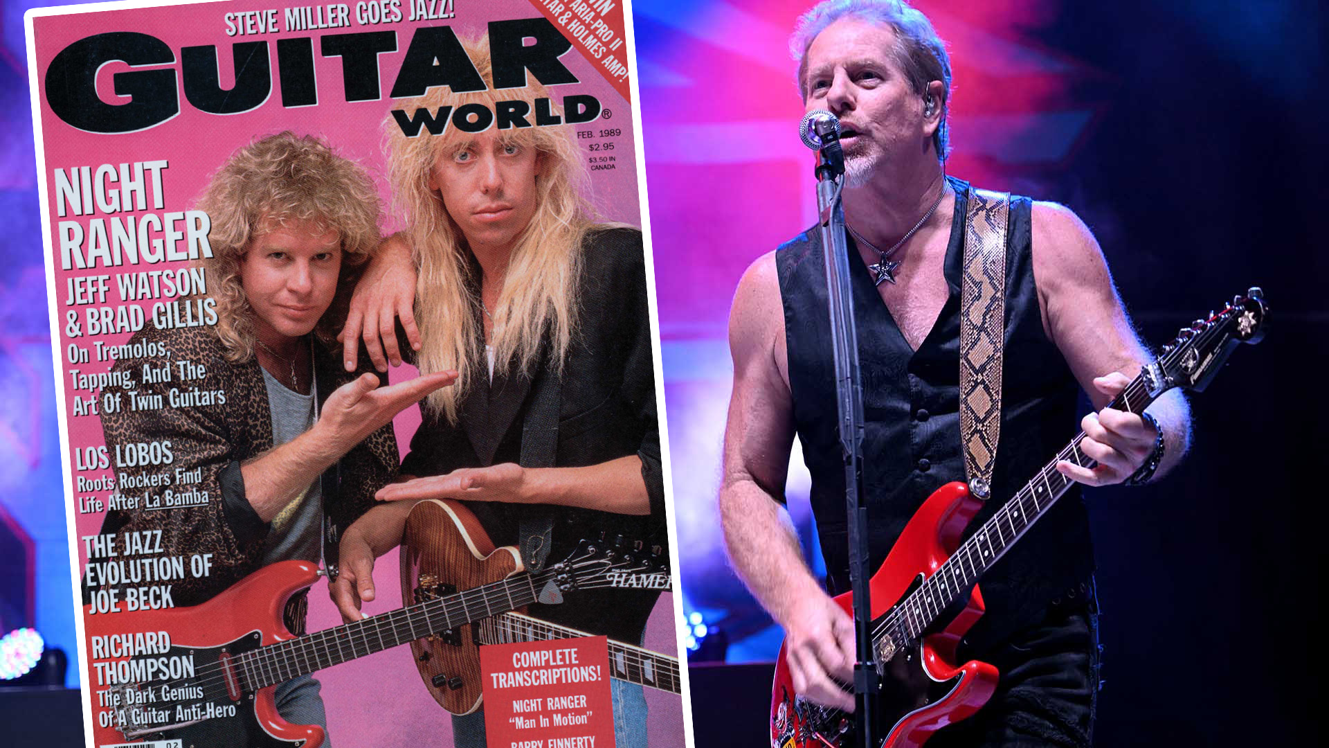 Brad Gillis performs live with Night Ranger